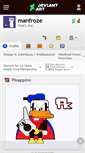 Mobile Screenshot of manfroze.deviantart.com