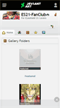 Mobile Screenshot of es21-fanclub.deviantart.com