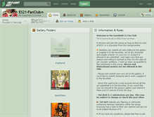 Tablet Screenshot of es21-fanclub.deviantart.com