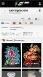 Mobile Screenshot of carvingnations.deviantart.com