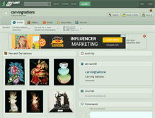 Tablet Screenshot of carvingnations.deviantart.com