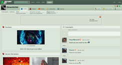 Desktop Screenshot of dimentichisi.deviantart.com