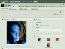 Tablet Screenshot of kijo-chan.deviantart.com