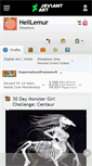Mobile Screenshot of helllemur.deviantart.com
