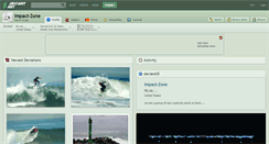 Desktop Screenshot of impact-zone.deviantart.com