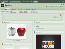 Tablet Screenshot of graysource.deviantart.com