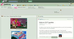 Desktop Screenshot of deathpwny.deviantart.com