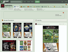 Tablet Screenshot of noctrnlcry.deviantart.com
