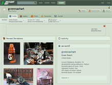 Tablet Screenshot of gwenroachart.deviantart.com