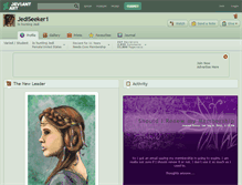 Tablet Screenshot of jediseeker1.deviantart.com