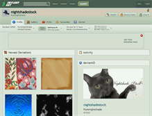 Tablet Screenshot of nightshadestock.deviantart.com