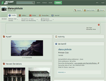 Tablet Screenshot of diana-pinhole.deviantart.com