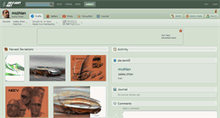 Desktop Screenshot of mszhian.deviantart.com