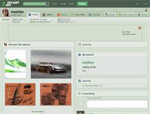 Tablet Screenshot of mszhian.deviantart.com
