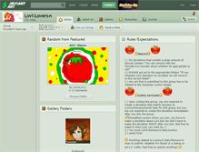 Tablet Screenshot of lovi-lovers.deviantart.com