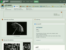 Tablet Screenshot of evil-jester.deviantart.com
