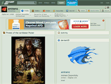 Tablet Screenshot of amiramz.deviantart.com