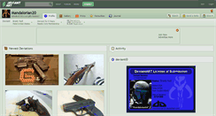 Desktop Screenshot of mandalorian20.deviantart.com
