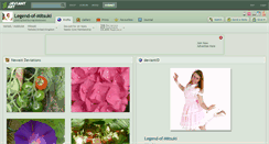 Desktop Screenshot of legend-of-mitsuki.deviantart.com