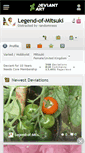 Mobile Screenshot of legend-of-mitsuki.deviantart.com