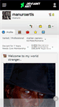 Mobile Screenshot of manuroartis.deviantart.com