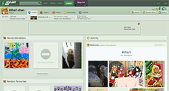 Desktop Screenshot of mihari-chan.deviantart.com