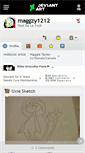 Mobile Screenshot of maggzy1212.deviantart.com