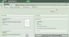 Desktop Screenshot of madlodger.deviantart.com