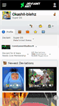 Mobile Screenshot of okashii-blehz.deviantart.com