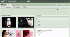 Desktop Screenshot of liak.deviantart.com
