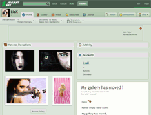 Tablet Screenshot of liak.deviantart.com