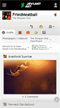 Mobile Screenshot of friedmeatball.deviantart.com