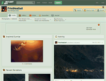 Tablet Screenshot of friedmeatball.deviantart.com