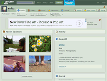 Tablet Screenshot of amisu.deviantart.com