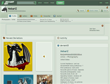 Tablet Screenshot of nebariz.deviantart.com
