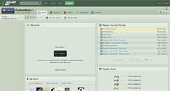 Desktop Screenshot of customizers.deviantart.com
