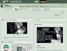 Tablet Screenshot of lmga.deviantart.com