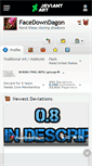 Mobile Screenshot of facedowndagon.deviantart.com