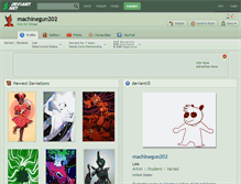 Tablet Screenshot of machinegun202.deviantart.com