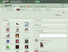 Tablet Screenshot of galoorawr.deviantart.com