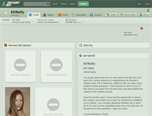 Tablet Screenshot of kirikelly.deviantart.com