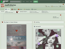 Tablet Screenshot of headfirstfearless.deviantart.com