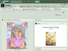 Tablet Screenshot of nianden.deviantart.com