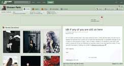 Desktop Screenshot of dinosaur-pants.deviantart.com