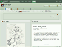 Tablet Screenshot of karloszoro.deviantart.com