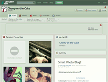 Tablet Screenshot of cherry-on-the-cake.deviantart.com