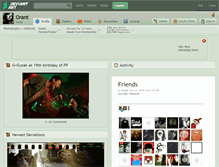 Tablet Screenshot of orant.deviantart.com