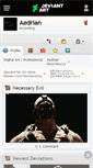 Mobile Screenshot of aedrian.deviantart.com