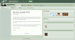 Desktop Screenshot of infernofans.deviantart.com