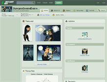Tablet Screenshot of duncanxgwen4ever.deviantart.com